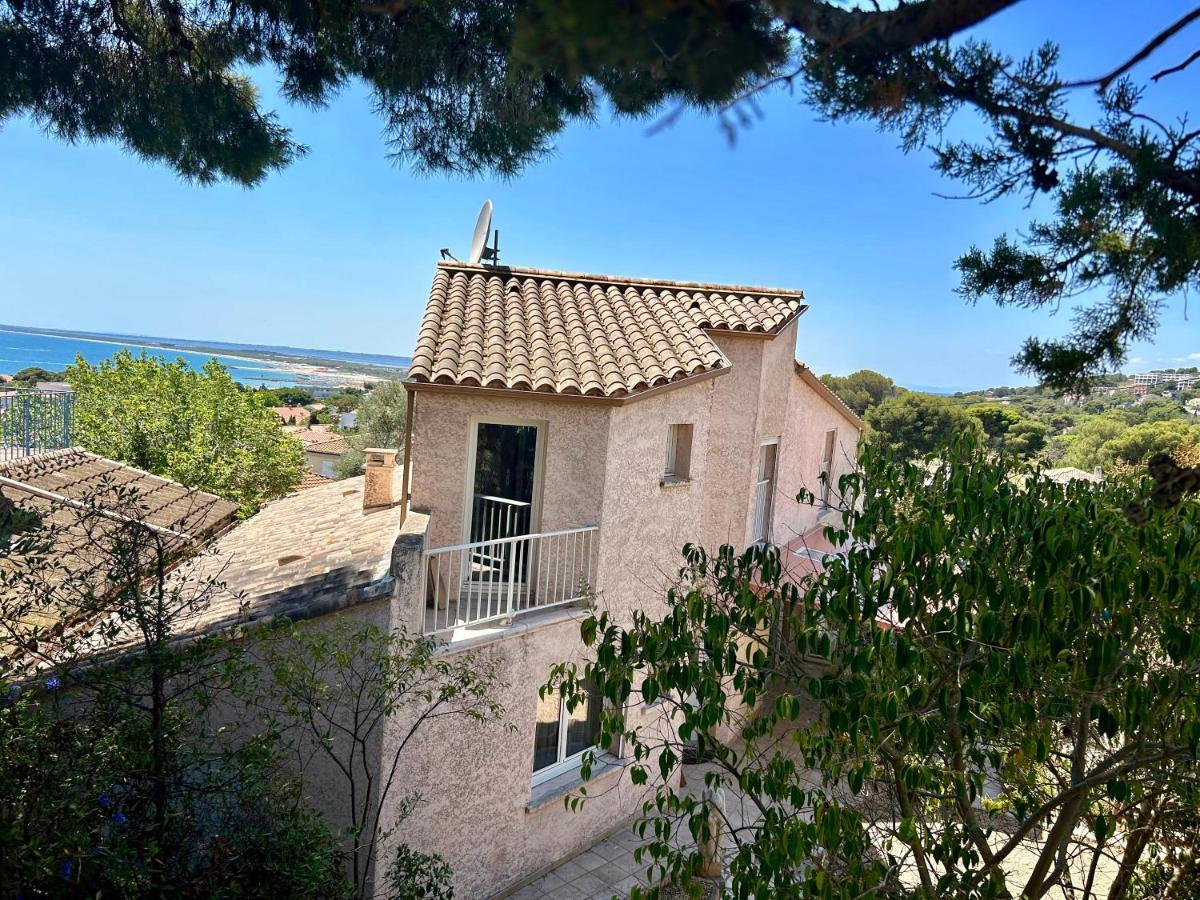 Villa L' Oliviera, Vue Mer Et Plages A Pieds Сет Экстерьер фото